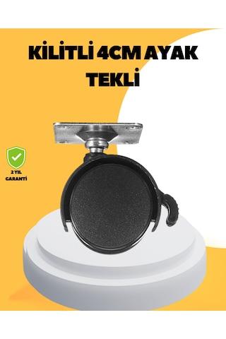 Kilitsiz 6cm Ayak Tekli Çok Renkli