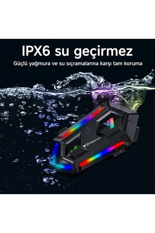 Katjmer Y20-max İntercom Motorcu Kulaklığı