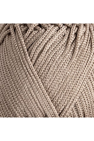 Stil Makrome 3 Mm 100 Gr 100 M Polyester Makrome Parlak Örgü Ve Çanta İpi - Vizon Bej