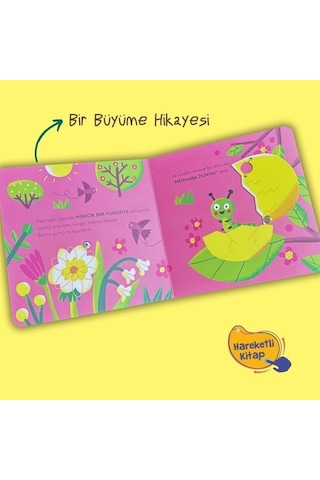 Bi Kutu Oyun Artık Hazırım Kelebek Olmaya Oyunlu Kitap