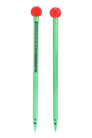 Springsun Toprak Sıcaklığı Ölçer, Cam Çubuklu Ve Bataryasız, Bahçe-bağ-çiftlik İçin -10 C/+110 C Aralığında Doğru Okuma