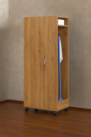 Tarçın Paspas,süpürge-temizlik Malzeme Dolabı- Çok Amaçlı Dolap Paspas- Banyo Dolabı - 80 Cm Atlantik Çam
