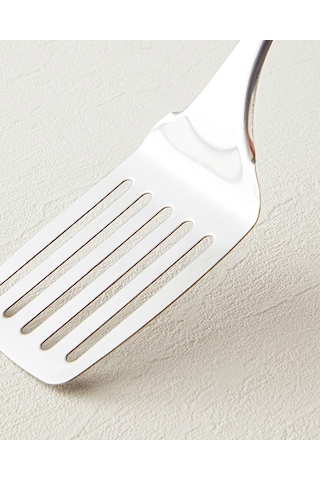 English Home Woody Spatula Çelik Izgara Spatula Servis Gereci Kahve Kahverengi