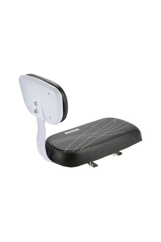 Geeroyoo Pu Deri Bisiklet Arka Koltuk Çocuklar İçin Güvenli Ve Rahat Yolculuk Siyah