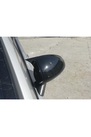 Corsa C Uyumlu Batman Yarasa Ayna Kapağı Piano Black / 2000-2006