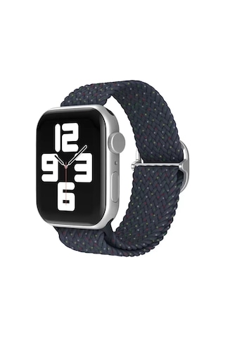 Apple Watch 42mm Star Kordon - Benekli Lacivert
