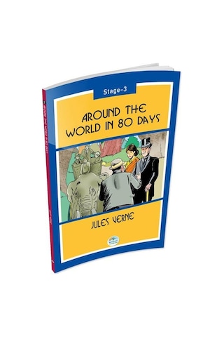 Around The World In 80 Days Stage 3 - Jules Verne - Mavi Çatı Yayınları