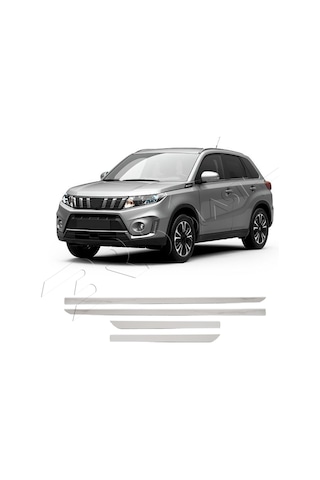 Suzuki Vitara Uyumlu 2015 Ve Üzeri Krom Yan Kapı Çıtası 4 Parça Paslanmaz Çelik