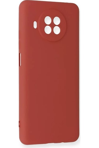 Newface Xiaomi Mi 10t Lite Kılıf Nano İçi Kadife Silikon - Kiremit
