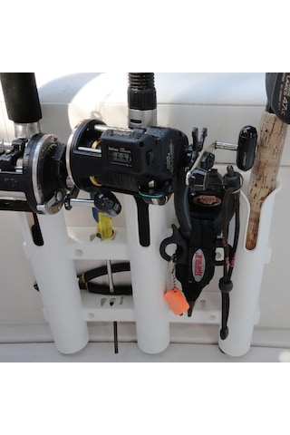 2 Adet Tekne Olta Tutucu. Kamış Tutucu. Plastik. 3'lü Model