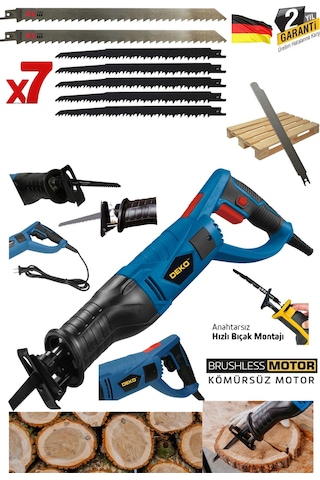 Deko DK5050 4800W Tilki Kuyruğu Testere