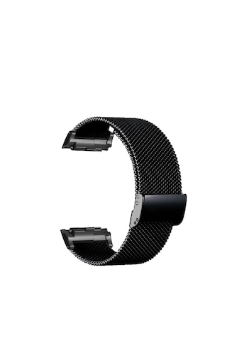 Huawei Watch D İçin Metal Kordon Kayış Siyah -ky96