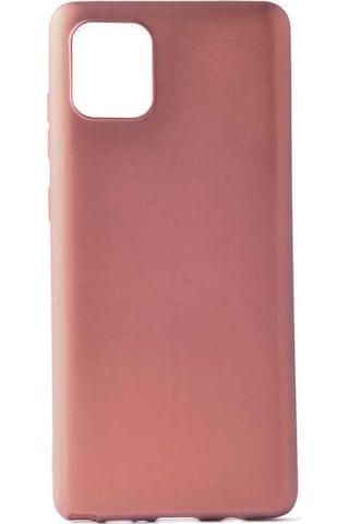 Samsung Uyumlu Galaxy A91 S10 Lite Kılıf Zore Premier Silikon Kapak Rose Gold