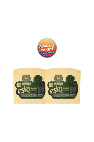 Hasmandıra 12 Ay Dinlendirilmiş Eski Kaşar Peyniri 300 G X 2 Adet Şirden Mayalı Tam Yağlı