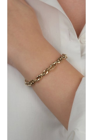 Arpaş 14 Ayar Altın Sarmal Bileklik Gold Sarı Altın