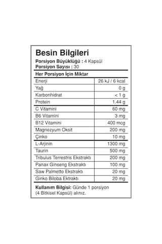 Bigjoy Argimax  120 Kapsül