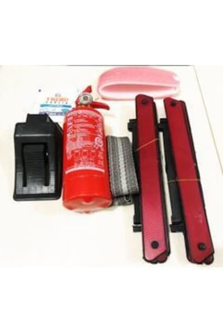 Canderel Trafik Seti Yangın Tüplü Set Oto Trafik Seti