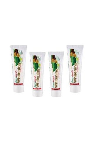Farmasi Euro Fresh Whitening Aloe Veralı Misvaklı Beyazlatıcı Diş Macunu 4 x 112 G Farmasi Euro Fresh Whitening Aloe Veralı Misvaklı Beyazlatıcı Diş Macunu 4 x 112 G
