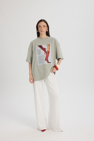 Mai Studios Co. Theory Oversize Gri T-shirt Gri