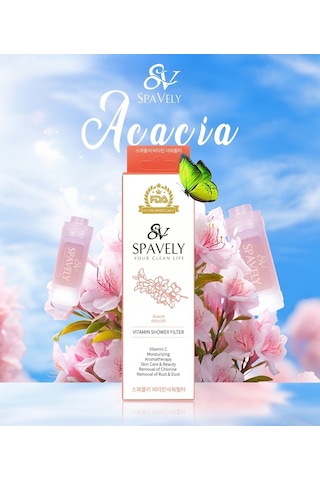 Spavely Duş Filtresi Gül Esanslı - Premium Aromaterapik Klor Ve Kireç Karşıtı, Kokulu, C Vitaminli 200 Ml Portakal
