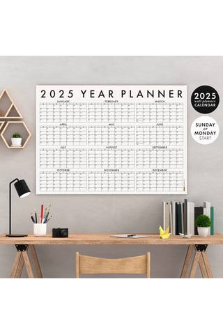 2027 Yıllık Planlayıcı Duvar Takvimi 2027 Takvim