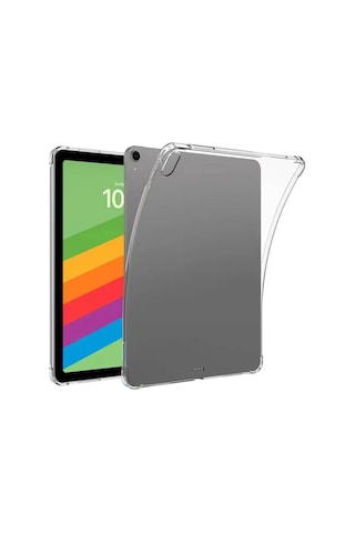 Apple Uyumlu iPad, Air 11 2024 Kılıf Zore Tablet Nitro Anti Shock Silikon Kapak-şeffaf Tablet Kılıfı