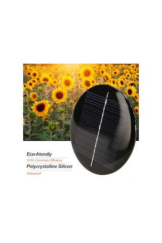 Padalink 5v 56ma 0.28w Çok Kristal Güneş Paneli, 60mm Çaplı Su Geçirmez Dıy滴胶板, Güneş Enerjili Modeller Ve Eğitim Amaçlı Kullanıma Uygun