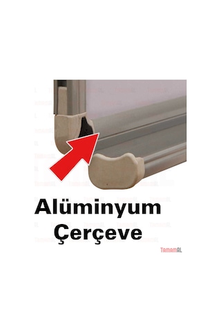 90X120 (Kaliteli) Akyazı Duvara Monte Laminat Beyaz Yazı Tahtası