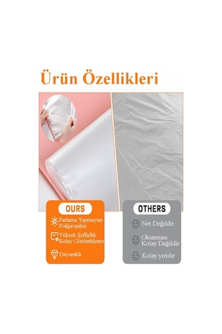 Mavi Sunum Dosyası 100 Lü 3 Adet Poşet Dosyalı Katalog Dosyası 100 Poşetli Kendinden Dosya Plastik Kapaklı Mavi