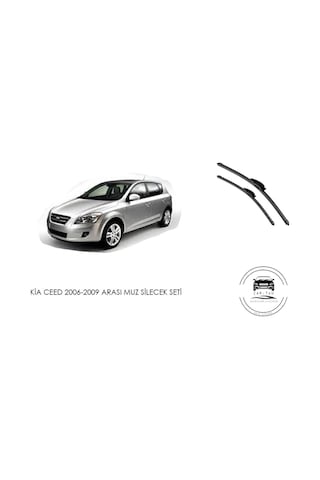 Kia Ceed Ön Cam Muz Silecek Seti 1.6 Motor Araca Özel Aparat 2006-2009 Arası