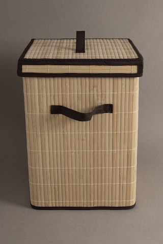 Koza Home Meander Doğal Bambu Kirli Çamaşır Sepeti 32x32x45 Cm 4589 Natural