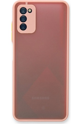 Cosmotex Newface Samsung Galaxy Uyumlu A03s Kılıf Montreal Silikon Kapak - Pembe