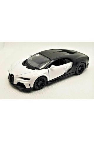Kinsmart Bugatti Chiron Supersport 1:38 Beyaz Çek Bırak Model Araba
