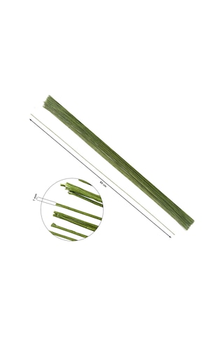 Roco Paper Çiçek Teli No:24 1 Mm - 38 Adet 60 Cm - Yeşil