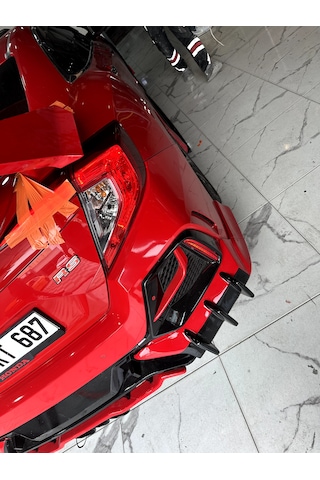 Honda Fc5 Typer Tampon Arka Köşeler--fibersan Tuning 0000