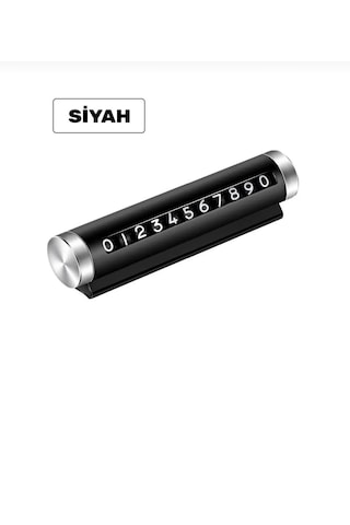 Point Araç Ön Cam Telefon Numarası Şifre Tip Çevirmeli Numaratör Metal Malzeme 1