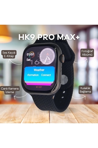 Watch9 Hk9 Pro Max Plus 2024 Fotoğraf Albümü Kulaklık Bağlantısı Upgrade Versiyon 3 Kordon