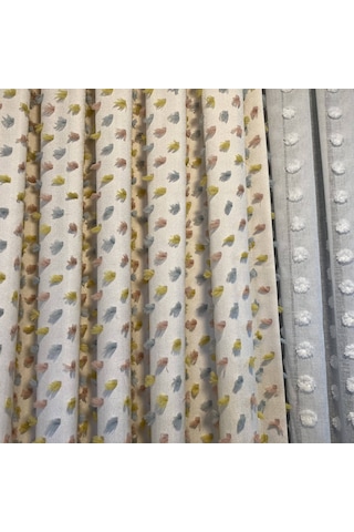 Perdefony Saçaklı Fon Perde Varyantlı Ürün