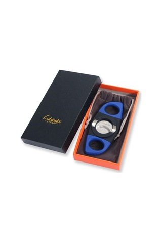 Lubinski Plastik Standlı Puro Kesici Siyah/mavi 60 Ring