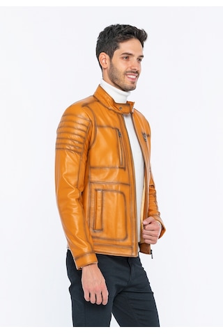 Basics&more Erkek Deri Ceket E3455 001