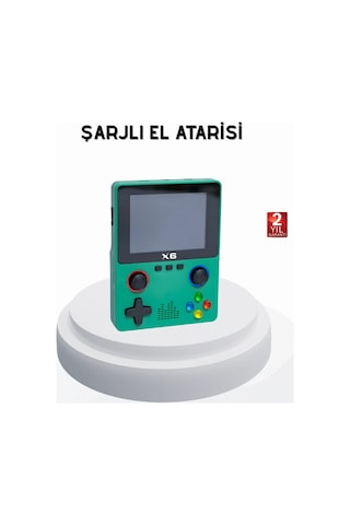 3.5 İnç Ips Ekranlı Taşınabilir Oyun Konsolu Ergonomik Çift Tetikli