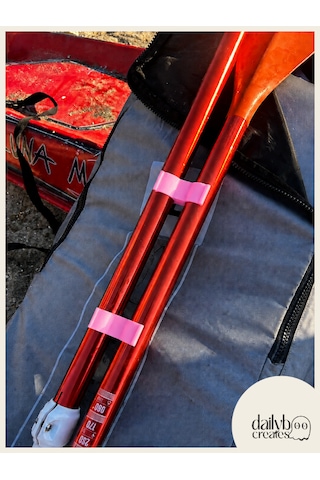 Sup/kano Pembe Kürek Düzenleyici Aparat 2'li Set-kürek Parça Tutucu Klips-paddle Board Taşıma Aksesuarı