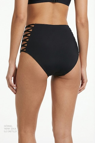 Penti Siyah High Fashion Bikini Altı