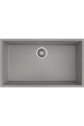 Teka Square 72.40 Tg Tek Hazneli Tezgah Altı Tegranite Eviye - Stone Grey - 115230016