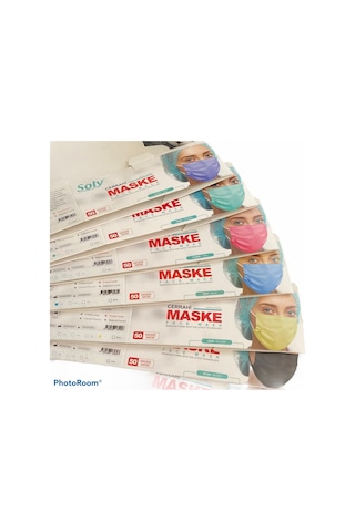 Soly Care Meltblown 3 Katlı Telli Ultrasonic Cerrahi Maske 50Adet