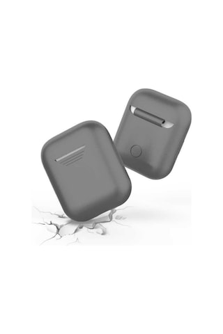 Apple Airpords Kılıf Standart Silikon Koruma Col2538-lacivert