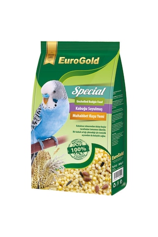 Euro Gold Specıal Kabuksuz Muhabbet Kuşu Yemı 500gr X 2 Adet
