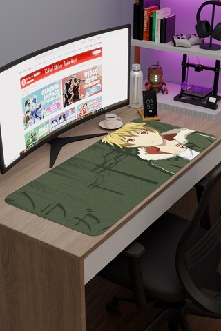 Noragami Kaymaz Dikişli Kauçuk Oyuncu Mousepad V5 - 90x40 Xxl Gaming Mouse Pad Fare Altlığı