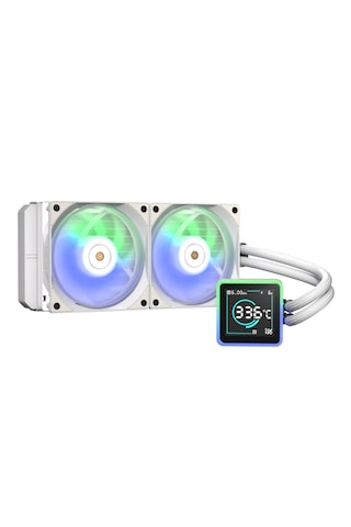 Bitfenix Kuzy 240 Digital 240mm Lcd Argb Am5 Lga1851 Beyaz Sıvı İşlemci Soğutucu
