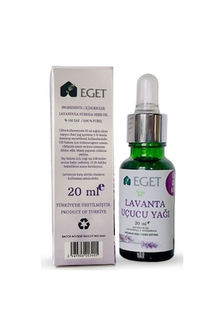 Eget Organik Lavanta Uçucu Yağı 20 ML